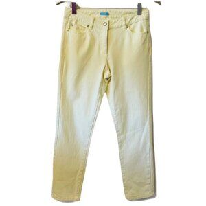 J. McLaughlin Soft Pastel Yellow slim fit pants / Women / Size 4